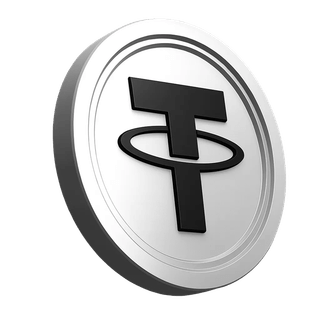 Tether USDT coin icon featured in the trust section of the trading community
